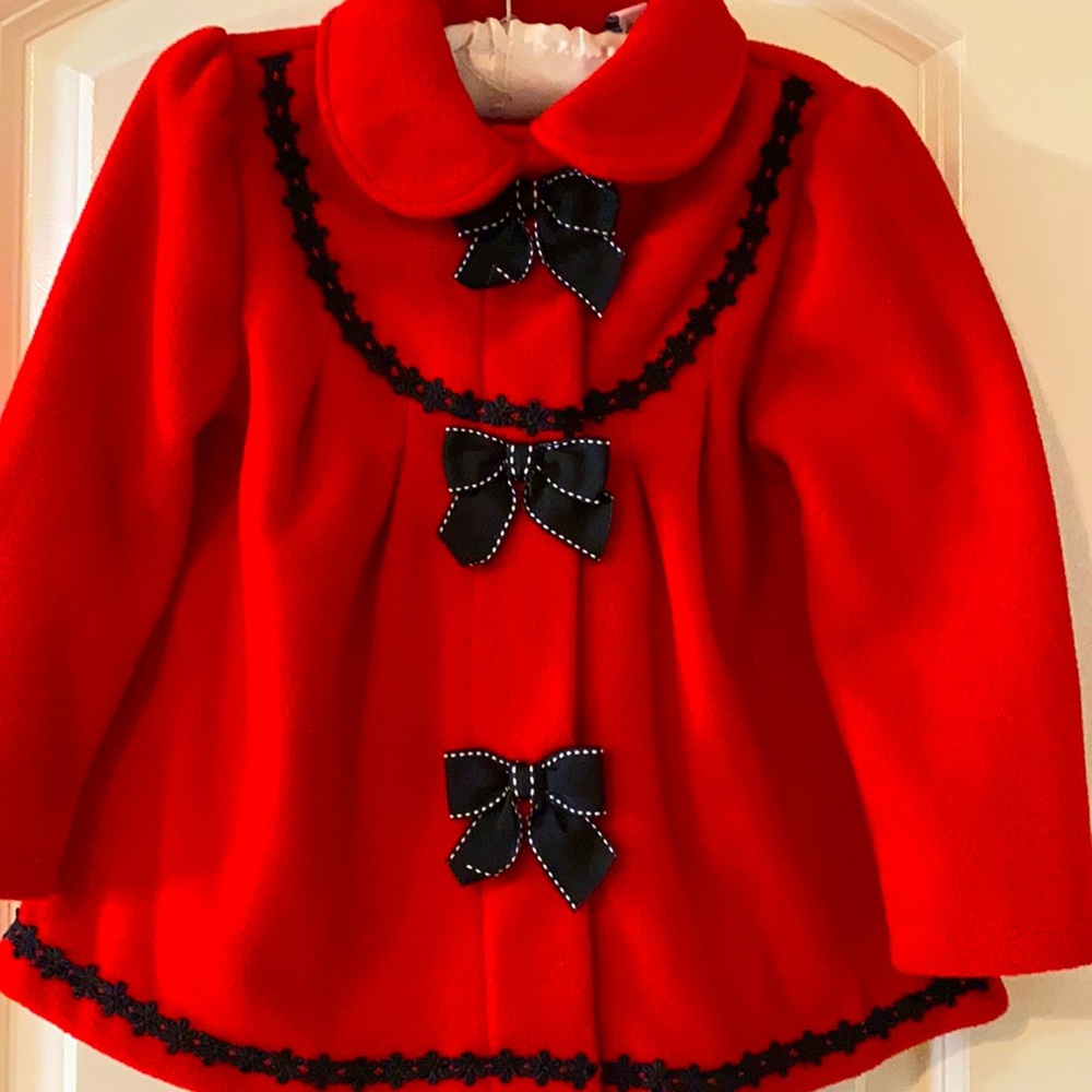 Red Fleece Coat